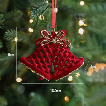 Ornements de noël rouge floqué bordeaux Ma boutique