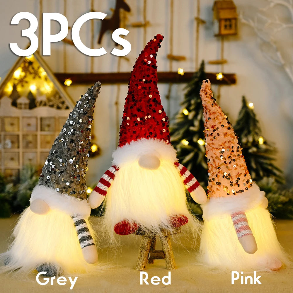 Gnomes lumineux de Noël GrazielShop