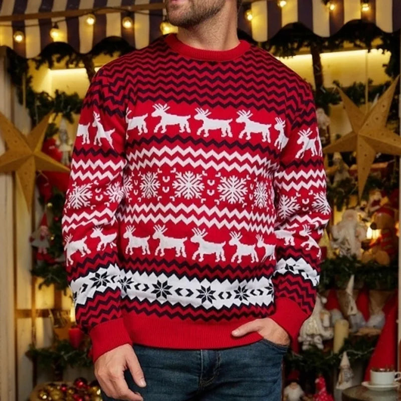 Magnifique pull de Noël Jacquard couple GrazielShop