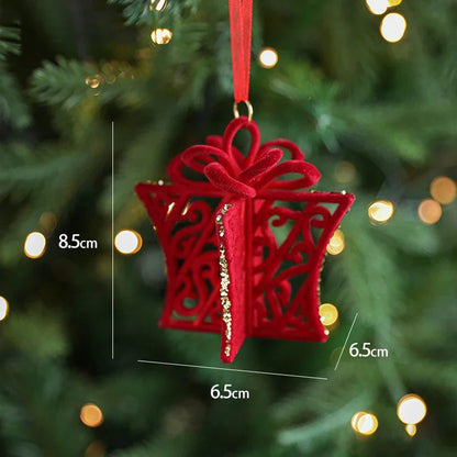 Ornements de noël rouge floqué bordeaux Ma boutique