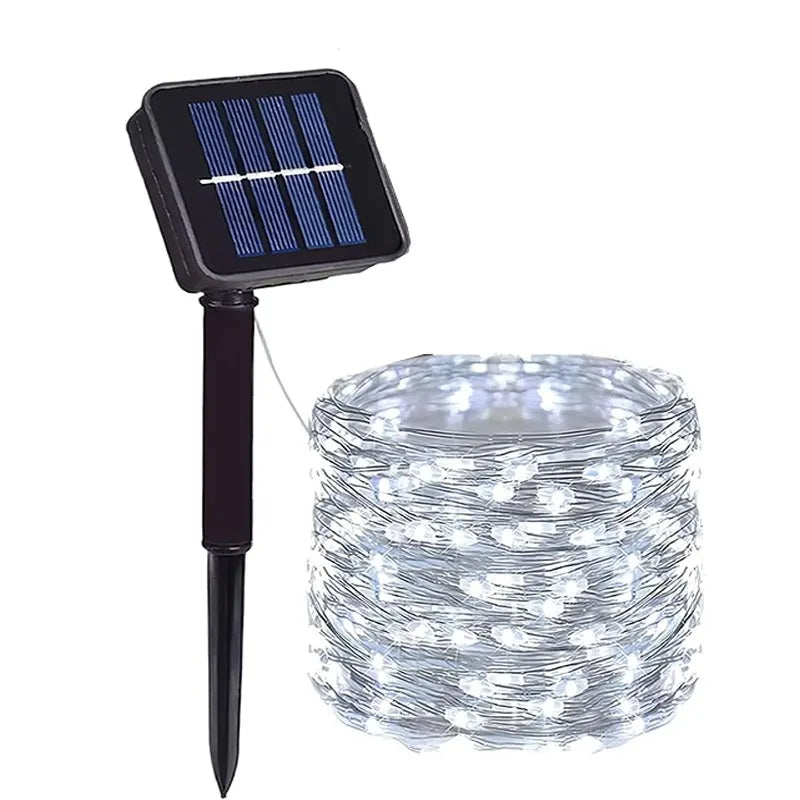 Guirlande Lumineuse Solaire -  8 Modes Magiques, 100% Étanche pour les fêtes de Noël Ma boutique