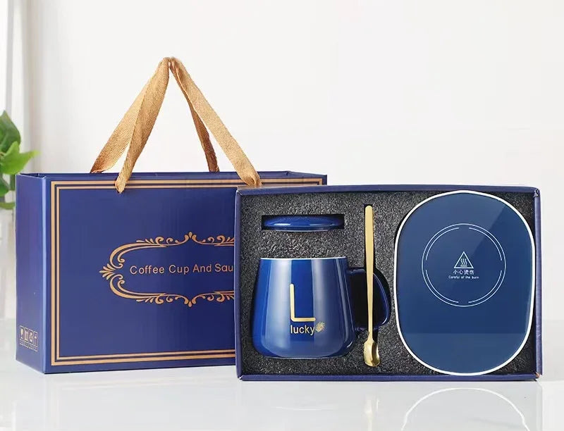 Idée cadeaux - Coffret Mug Chauffant Électrique Ma boutique