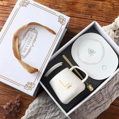 Idée cadeaux - Coffret Mug Chauffant Électrique Ma boutique