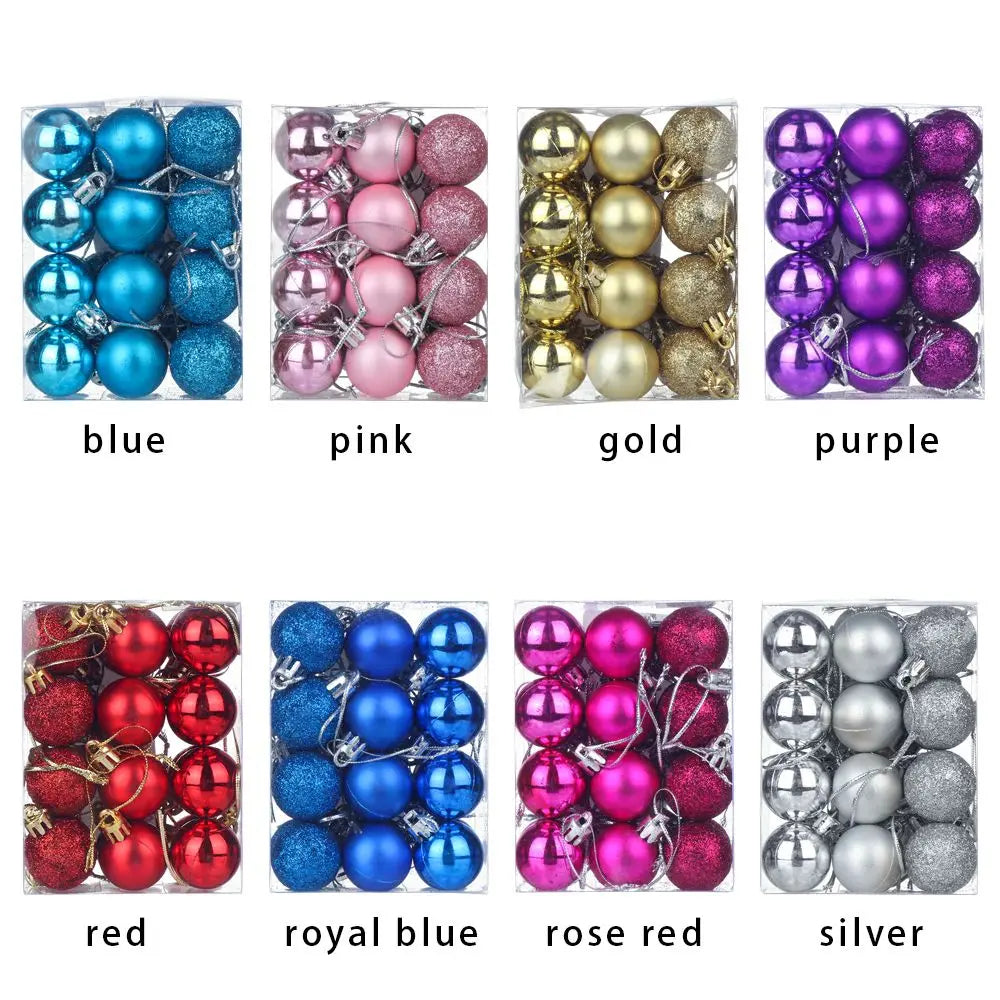 24 Pieces de boules de Noel, idéal pour un beau sapin Ma boutique