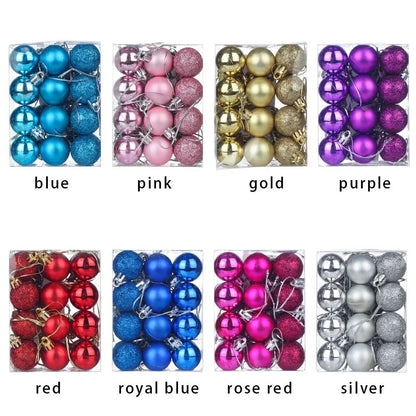 24 Pieces de boules de Noel, idéal pour un beau sapin Ma boutique